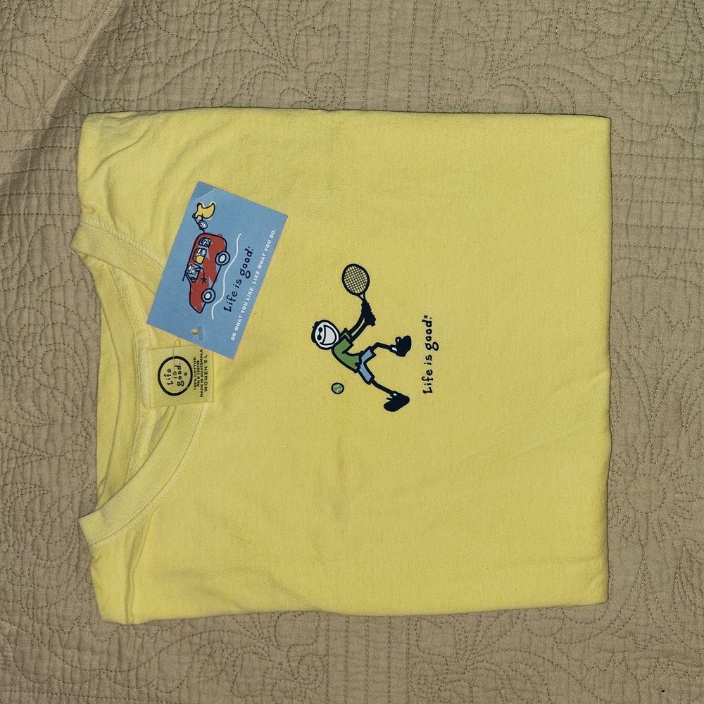 🎾 Life is Good Tennis Tee Shirt